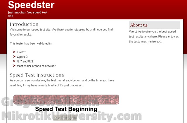 Redirect Users To A Fake Speed Test Site | Greg Sowell Consulting