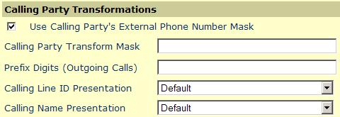 Use external phone number