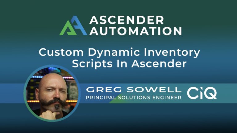 Ascender And AWX Custom Dynamic Inventory Scripts