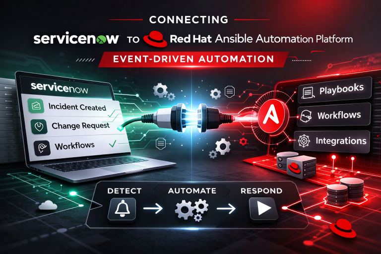 ServiceNow to Ansible Event Driven Automation The Easy Way