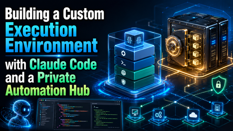 Building a Custom Execution Environment with Claude Code and a Private Automation Hub
